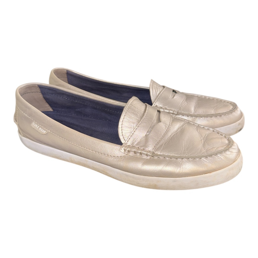 Cole Haan Gray Slip On Penny Loafer size 11B
